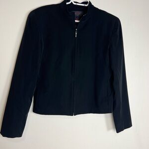 Vintage 90s Ralph Ralph Lauren Zip-Front Stand-Collar Jacket size large